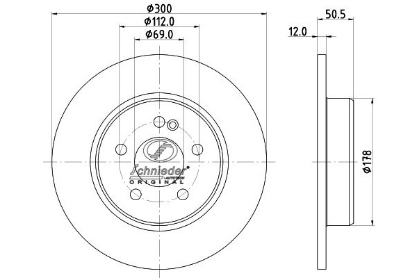 Brake Disc (BZS55.00383)