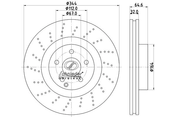 Brake Disc (BZS55.00349)