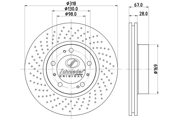 Brake Disc (PRS55.00228)