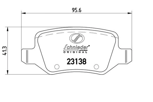 Brake Pad Set, disc brake (SBP012-131)