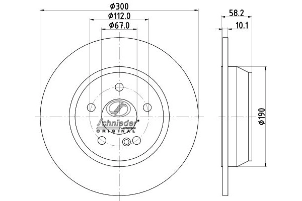 Brake Disc (BZS55.00324)