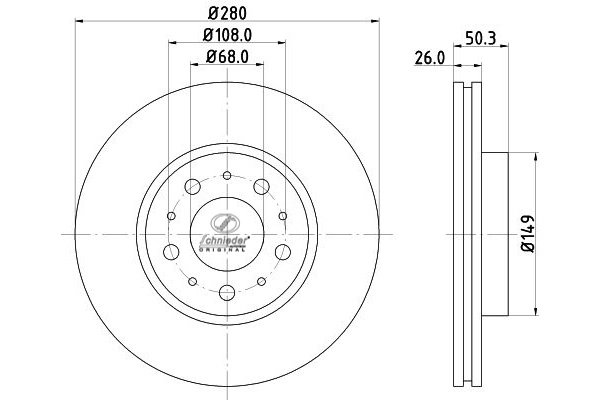 Brake Disc (VLS55.00255)