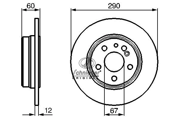 Brake Disc (BZS55.00015)