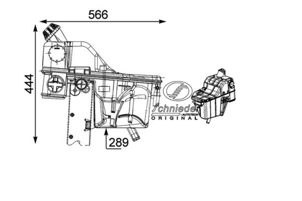 Expansion Tank, coolant (BZT32.00001)