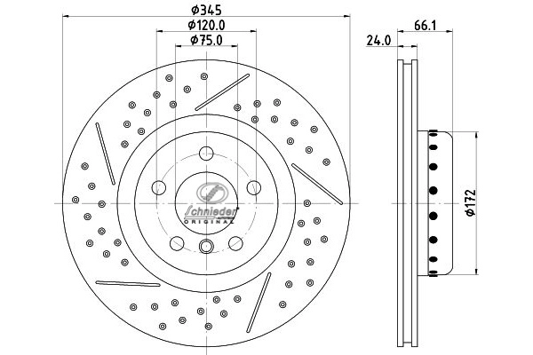 Brake Disc (BMS55.00378)