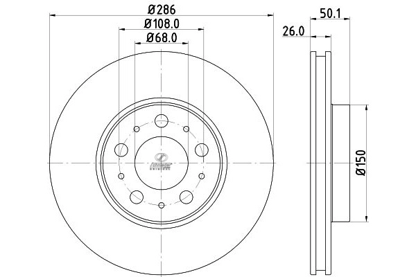 Brake Disc (VLS55.00386)