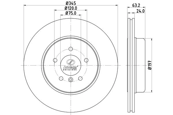 Brake Disc (BMS55.00170)