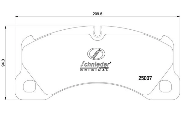 Brake Pad Set, disc brake (SBP015-801)