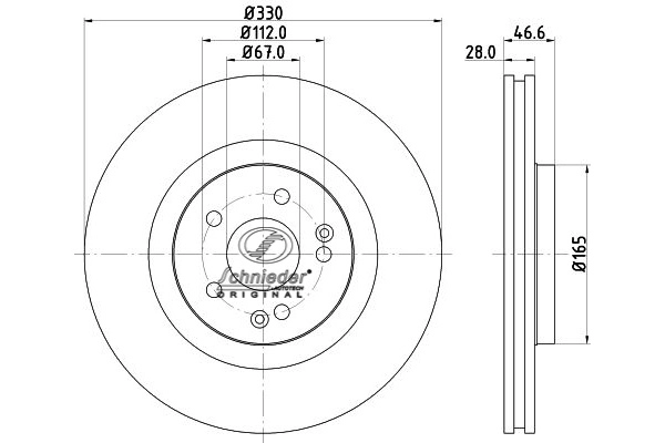 Brake Disc (BZS55.00337)