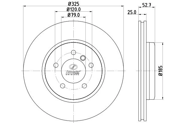 Brake Disc (BMS55.00166)
