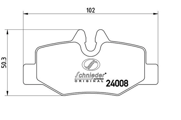Brake Pad Set, disc brake (SBP010-661)