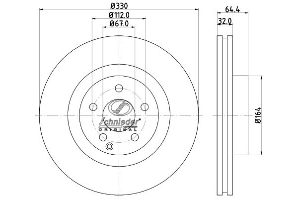 Brake Disc (BZS55.00070)