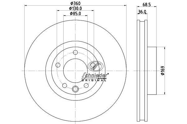 Brake Disc (VAS55.00307)