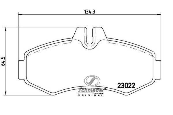 Brake Pad Set, disc brake (SBP008-631)