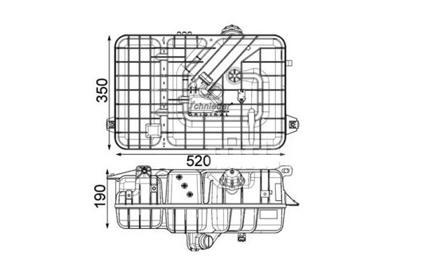 Expansion Tank, coolant (BZT32.00051)