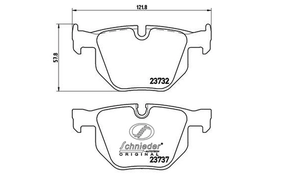 Brake Pad Set, disc brake (SBP010-471)