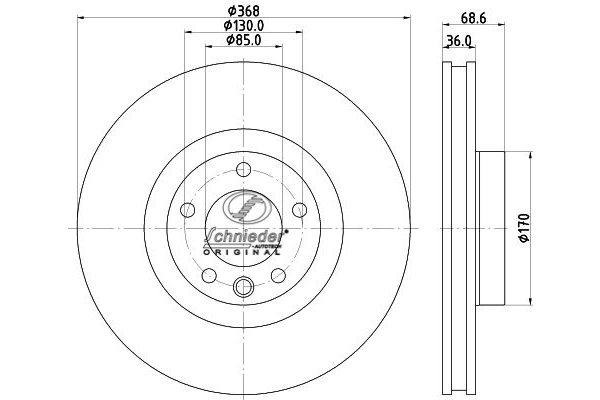 Brake Disc (VAS55.00311)