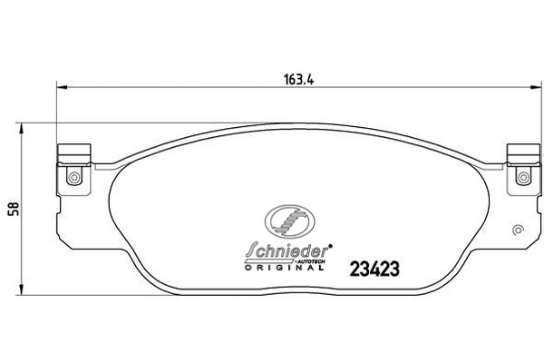 Brake Pad Set, disc brake (SBP018-551)