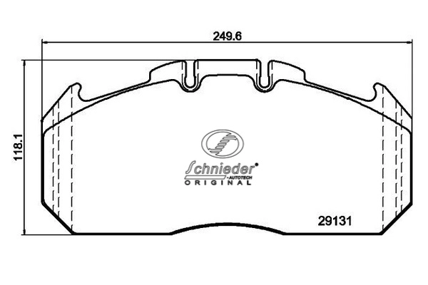 Brake Pad Set, disc brake (MNT31.00014)
