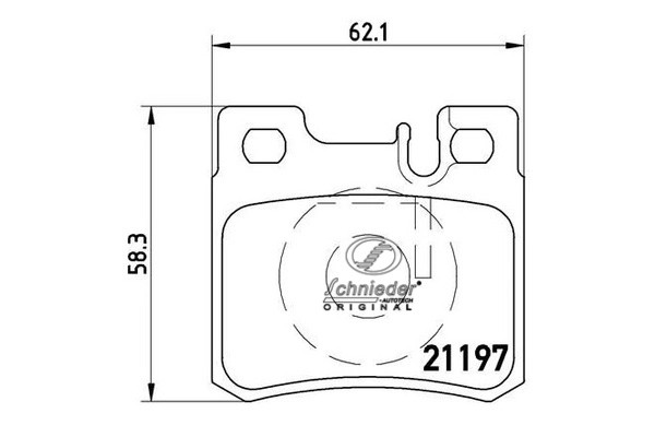 Brake Pad Set, disc brake (SBP007-361)