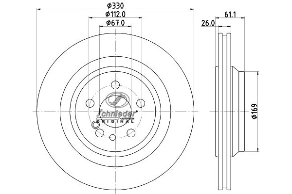 Brake Disc (BZS55.00086)