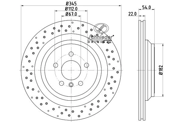 Brake Disc (BZS55.00031)