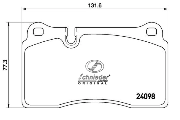 Brake Pad Set, disc brake (SBP011-851)