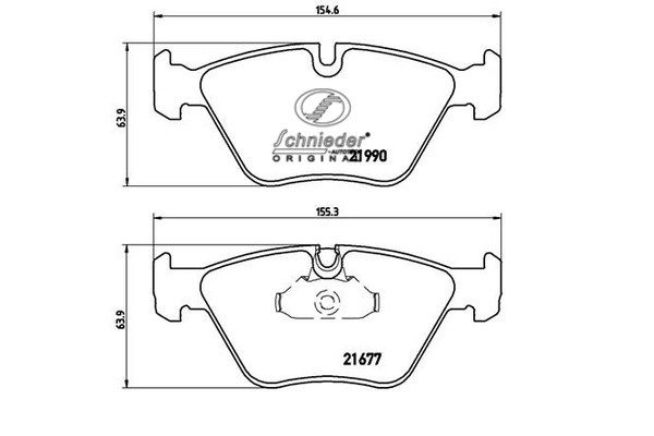 Brake Pad Set, disc brake (SBP010-711)