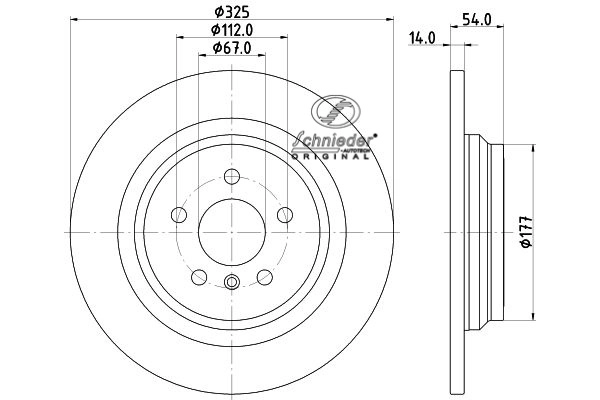 Brake Disc (BZS55.00032)