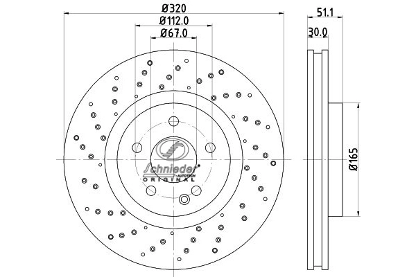 Brake Disc (BZS55.00351)