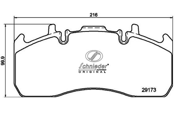 Brake Pad Set, disc brake (VLT31.00007)