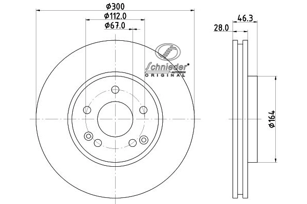 Brake Disc (BZS55.00051)