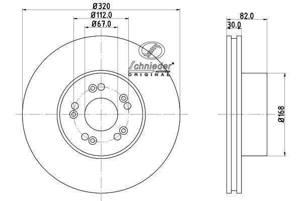 Brake Disc (BZS55.00013)