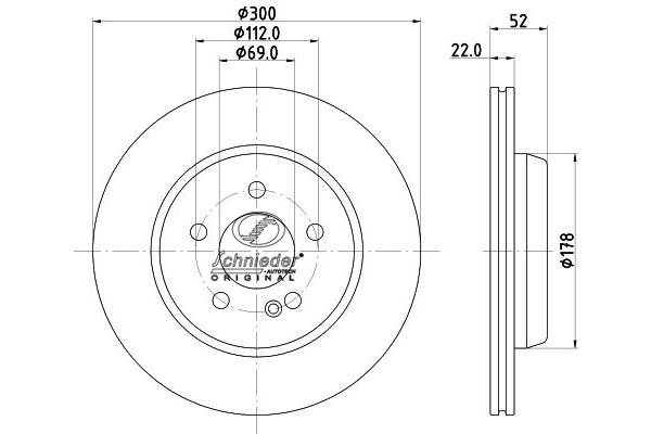 Brake Disc (BZS55.00382)