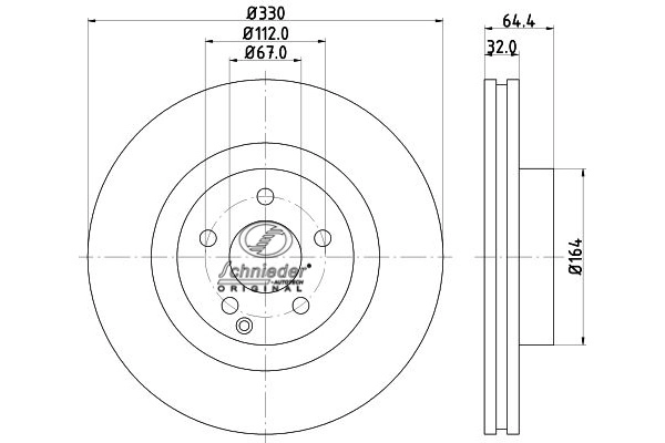 Brake Disc (BZS55.00380)