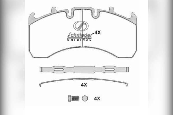 Brake Pad Set, disc brake (VLT31.00010)