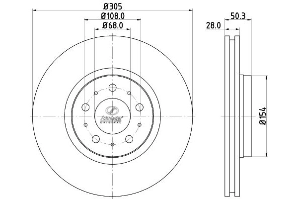 Brake Disc (VLS55.00256)