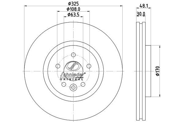 Brake Disc (JRS55.00361)