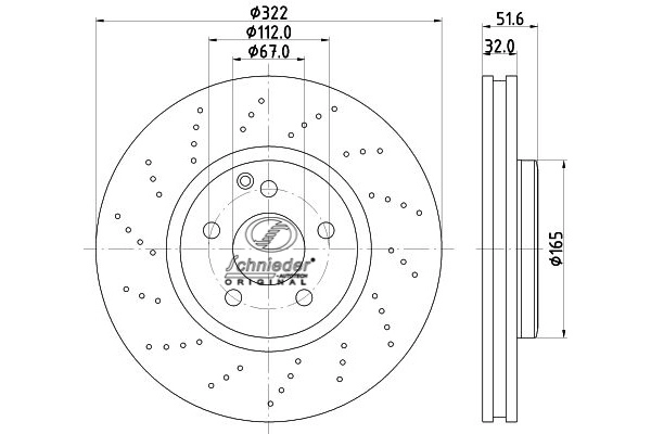 Brake Disc (BZS55.00326)