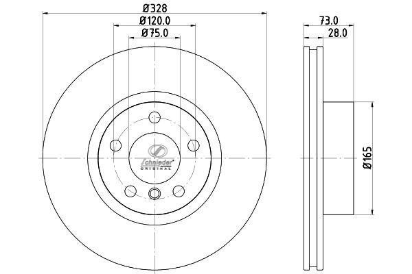 Brake Disc (BMS55.00323)