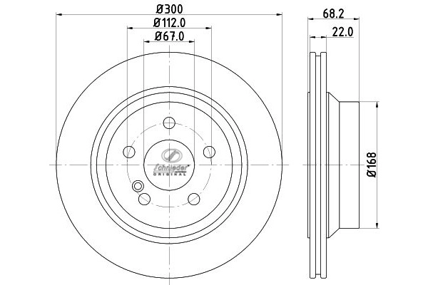 Brake Disc (BZS55.00075)