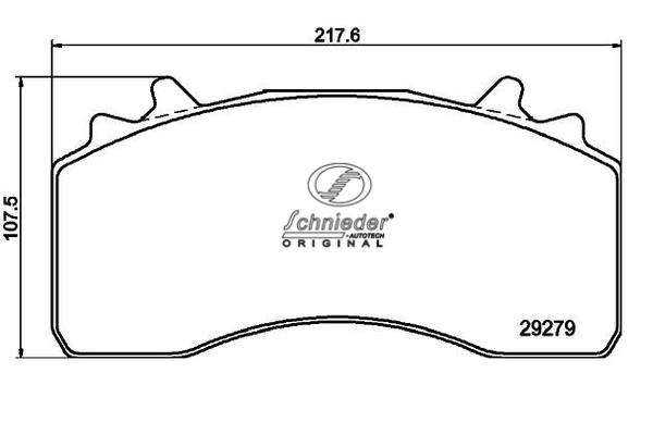 Brake Pad Set, disc brake (MNT31.00013)