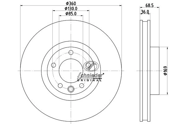 Brake Disc (VAS55.00306)
