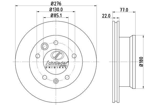 Brake Disc (BZS55.00102)