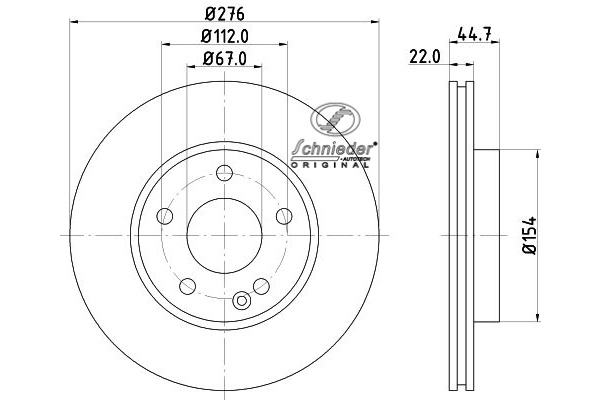 Brake Disc (BZS55.00039)