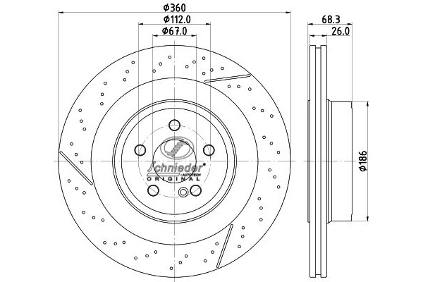 Brake Disc (BZS55.00079)