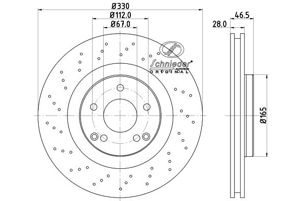 Brake Disc (BZS55.00050)