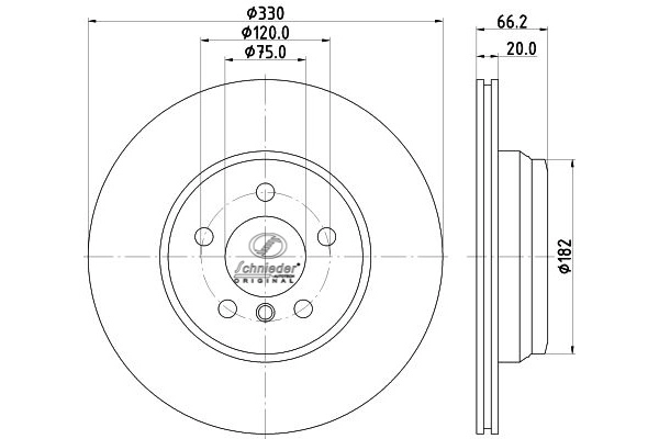Brake Disc (BMS55.00369)