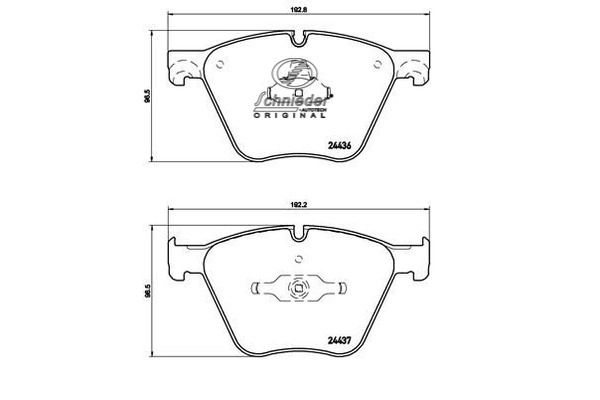 Brake Pad Set, disc brake (SBP020-121)