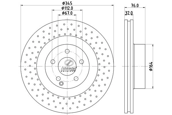 Brake Disc (BZS55.00083)